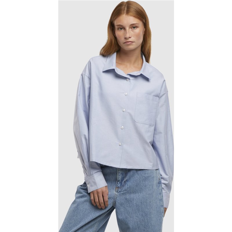 Urban Classics Ladies Short Oxford Shirt