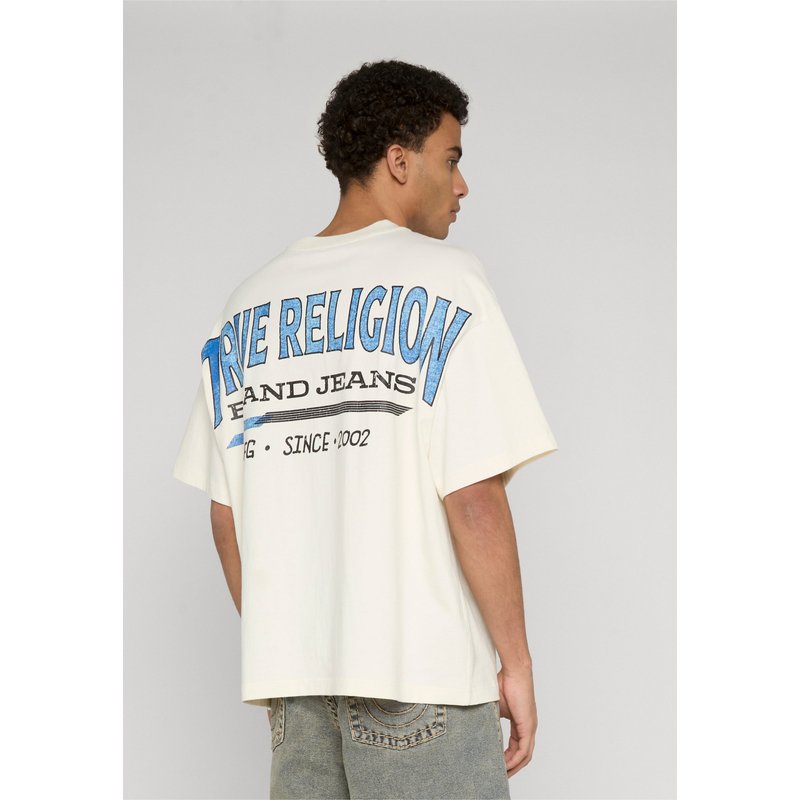 True Religion SS RETRO LOGO OVERSIZED TEE