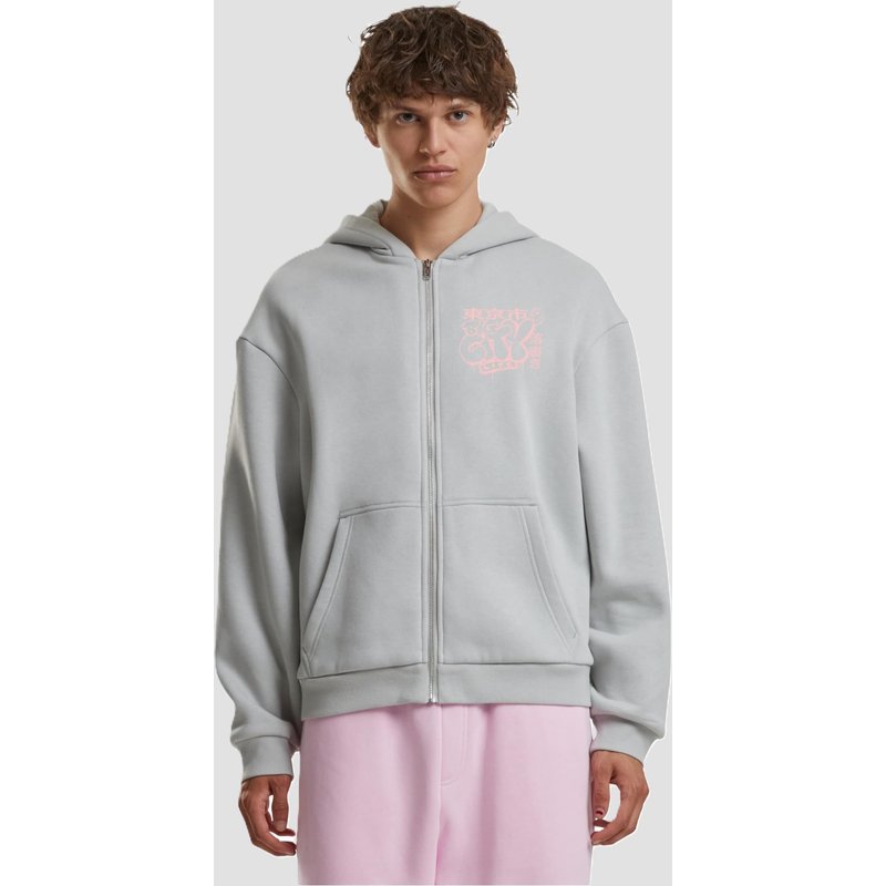 Mister Tee Tokyo City Life Fluffy Zip Hoody