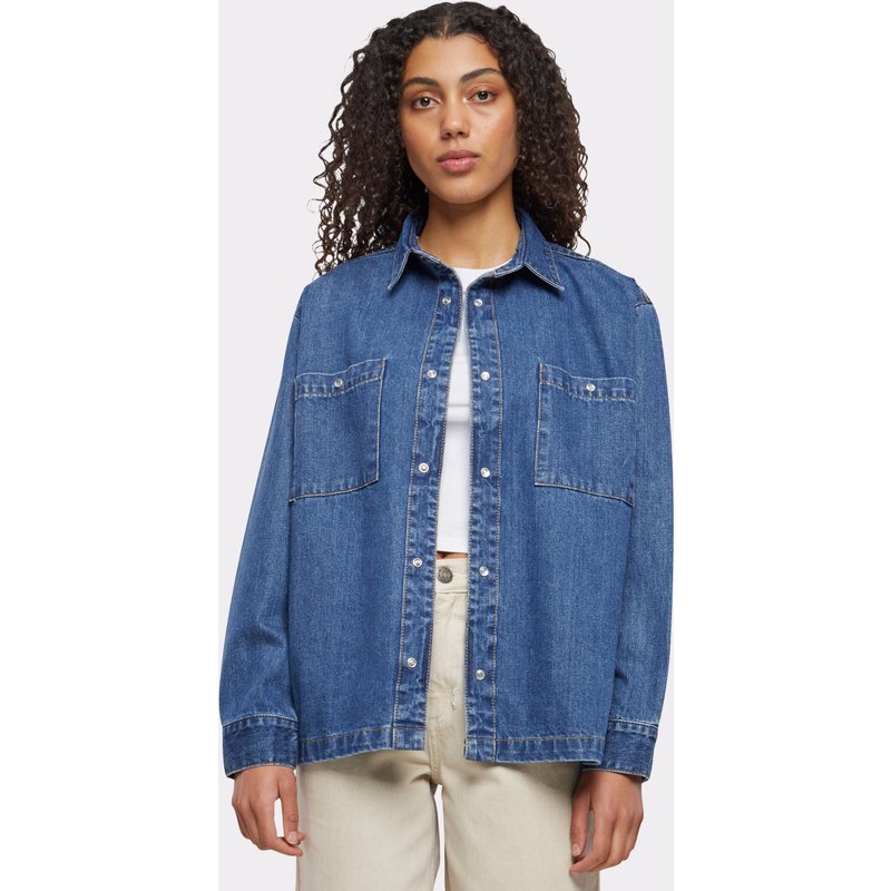 Urban Classics Ladies Oversized Denim Shirt