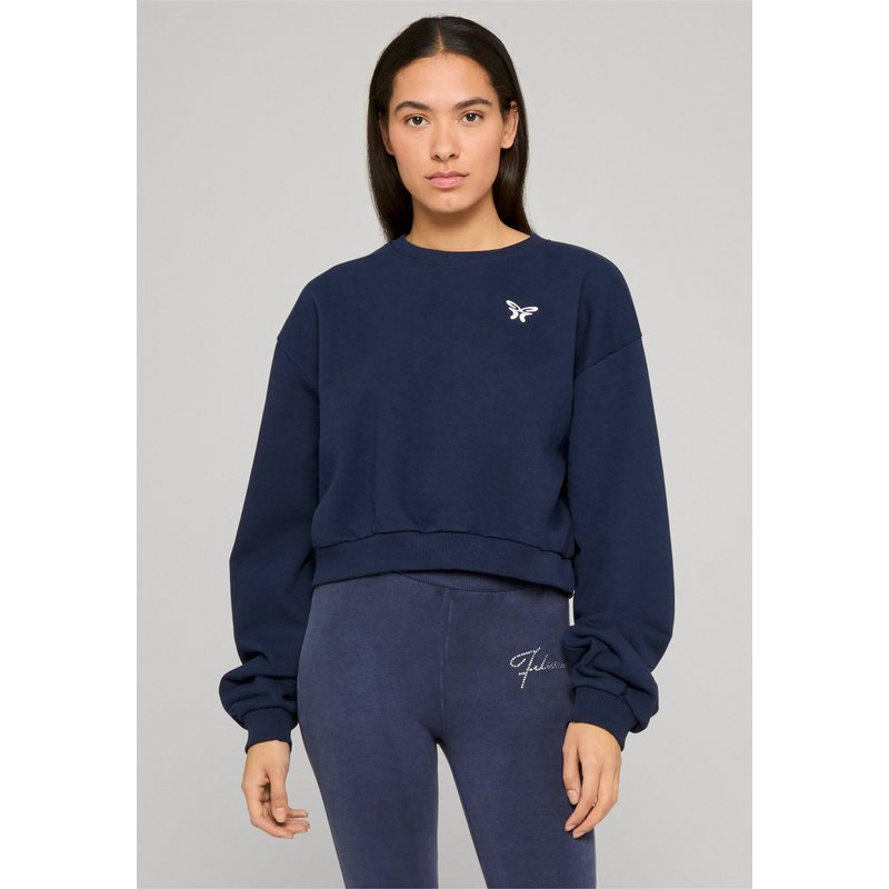 Felicious Cropped Terry Crewneck