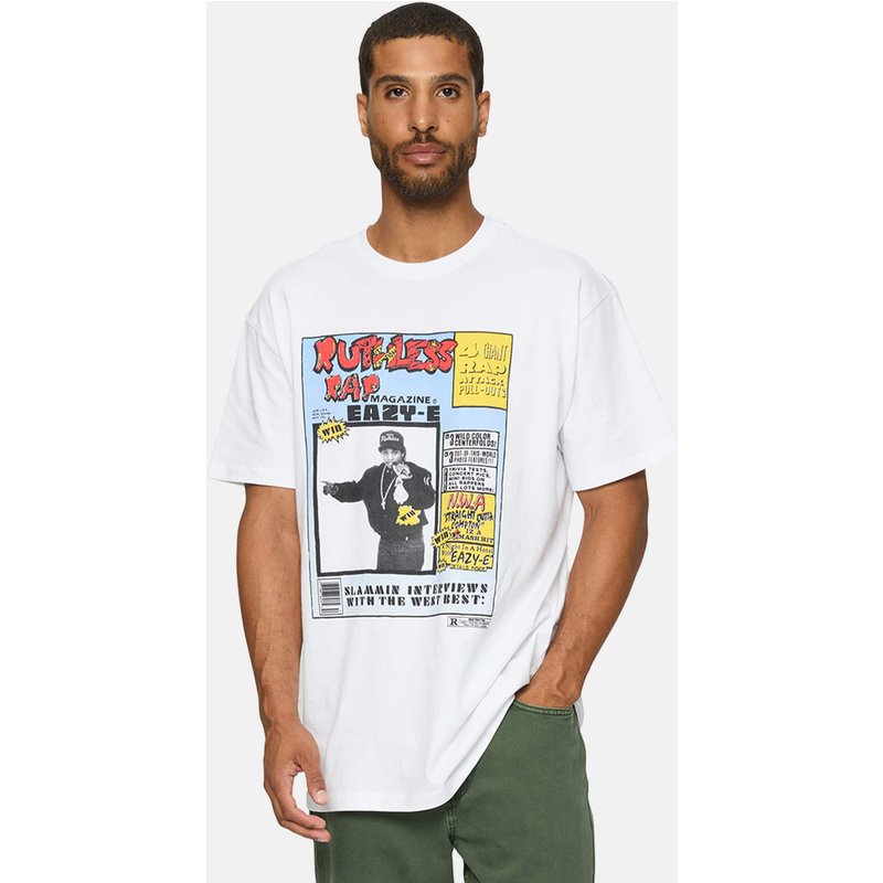 Merchcode Eazy-E RAP Magazine Oversize Tee