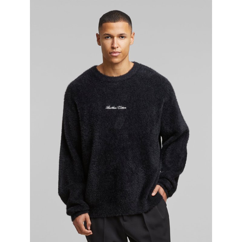 Another Cotton Lab Chest Logo Mohair Sweater