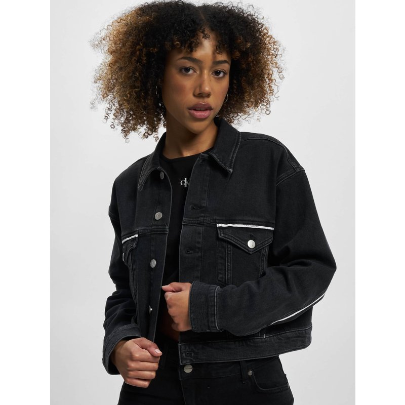 Calvin Klein Jeans Piping Detail Denim Jacket