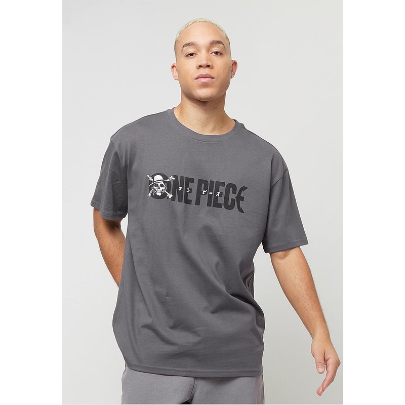 Merchcode One Piece Jolly Roger Logo Oversize Tee