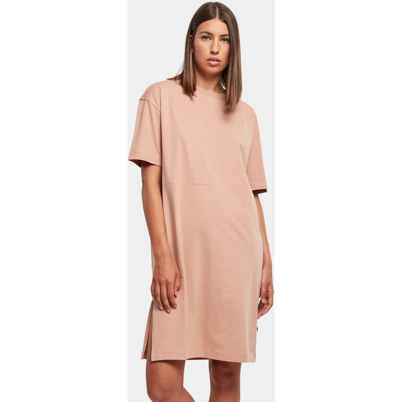Urban Classics Ladies Organic Oversized Slit Tee Dress