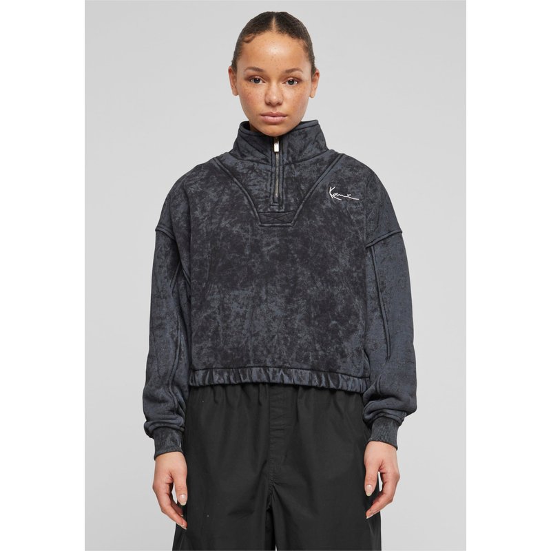KW241-007-3 Karl Kani KK Chest Signature Washed Crop Troyer