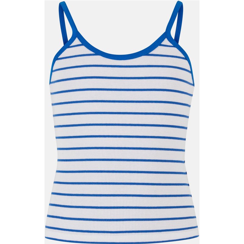 Urban Classics Girls Striped Rib Basic Top