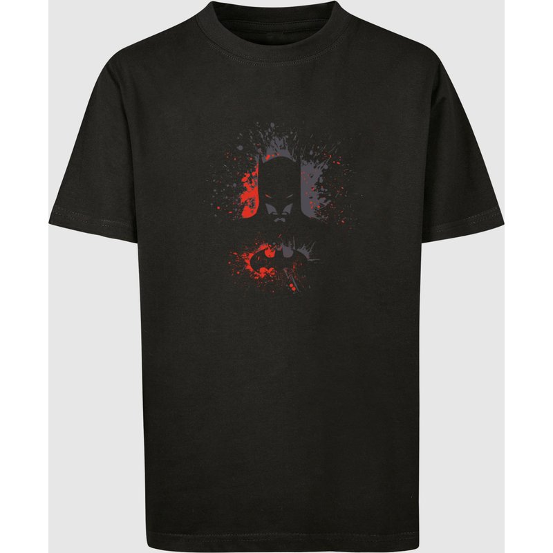 F4NT4STIC DC Comics Batman Splash and with Kids Basic Tee