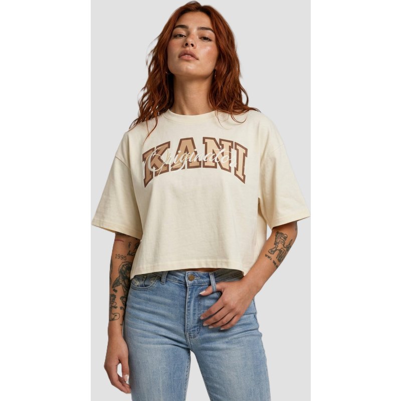 Karl Kani Serif Originator Crop T-Shirt