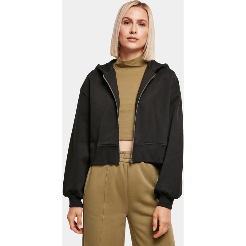 Urban Classics Ladies Short Oversized Zip Jacket
