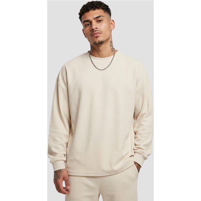 Urban Classics Rib Terry Boxy Crew