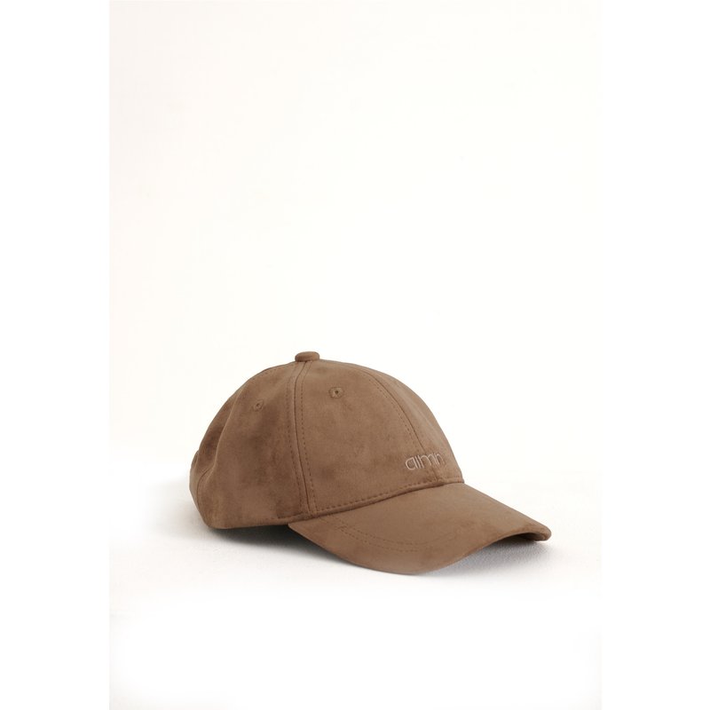 aimn Small Logo Suede Cap