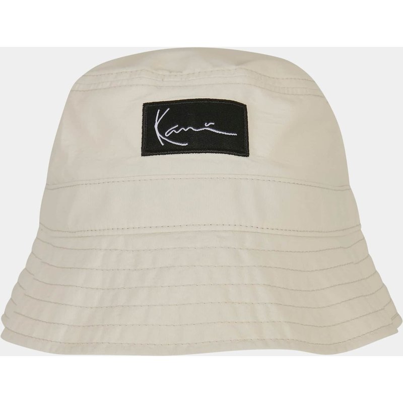 Karl Kani KA223-027-1 Signature Nylon Bucket Hat light sand