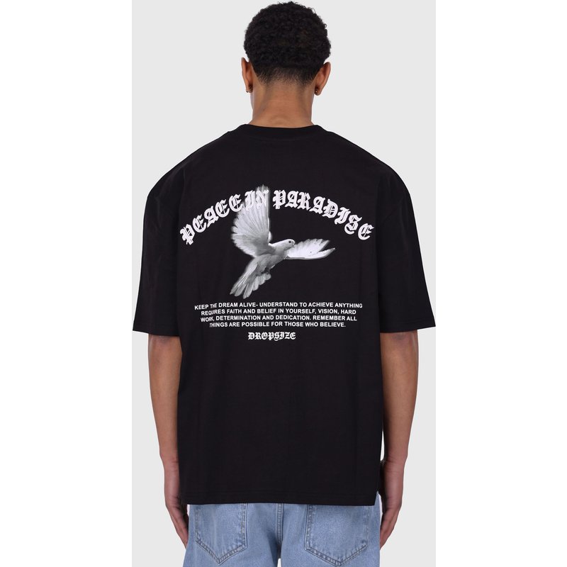 Dropsize HEAVY OVERSIZED PEAVE DOVE T-SHIRT