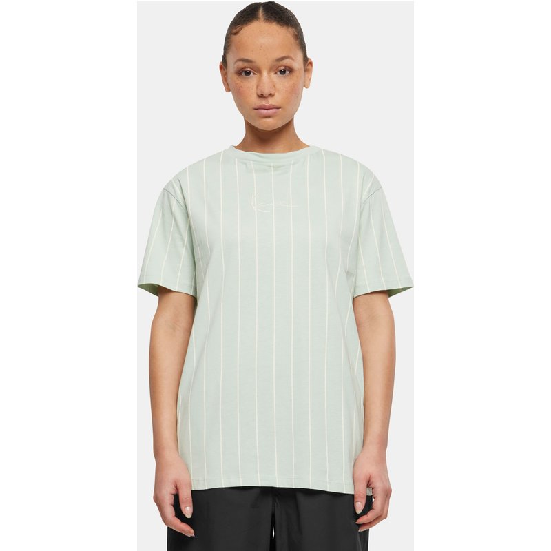 Karl Kani Small Signature Pinstripe Oversized T-Shirt