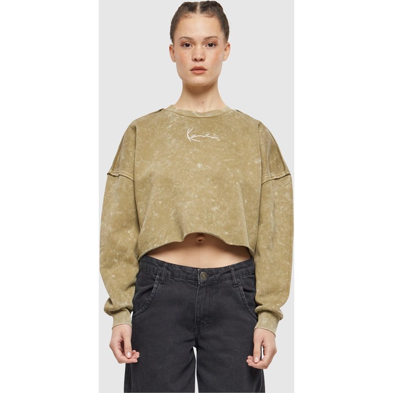 Karl Kani Signature Washed Crop Crew