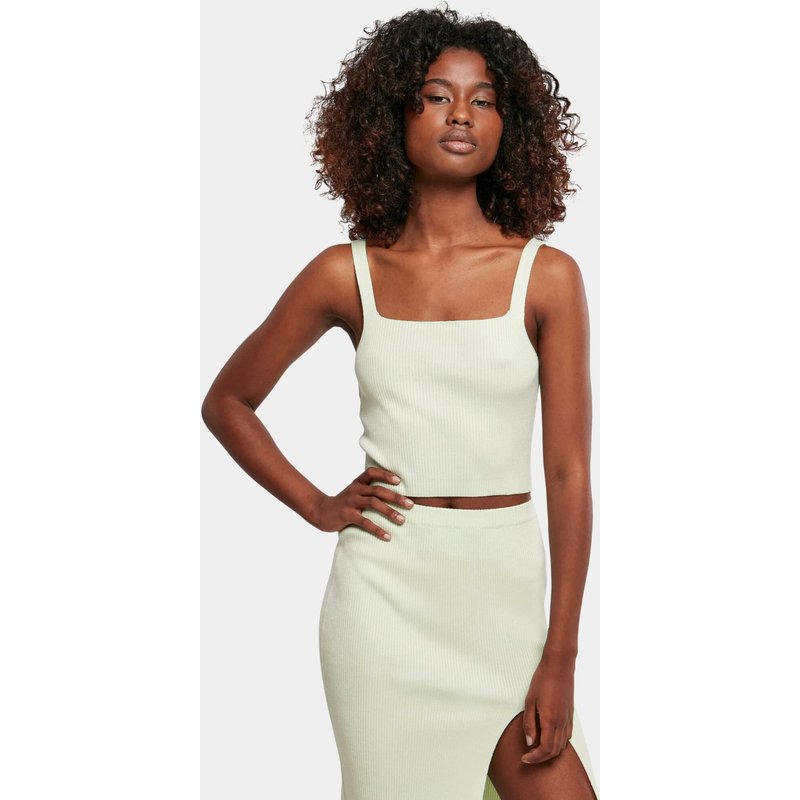 Urban Classics Ladies Cropped Knit Top