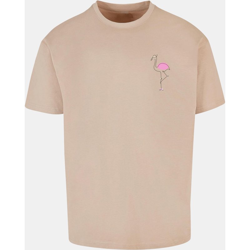 Merchcode POD Flamingo Heavy Oversize Tee