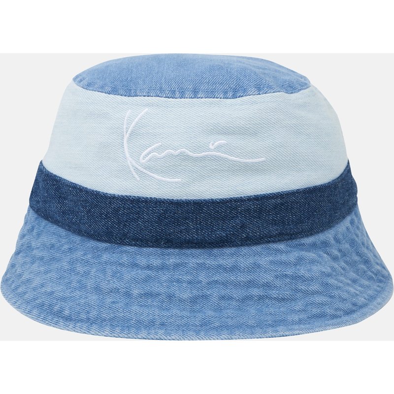 Karl Kani Signature Block Denim Bucket Hat