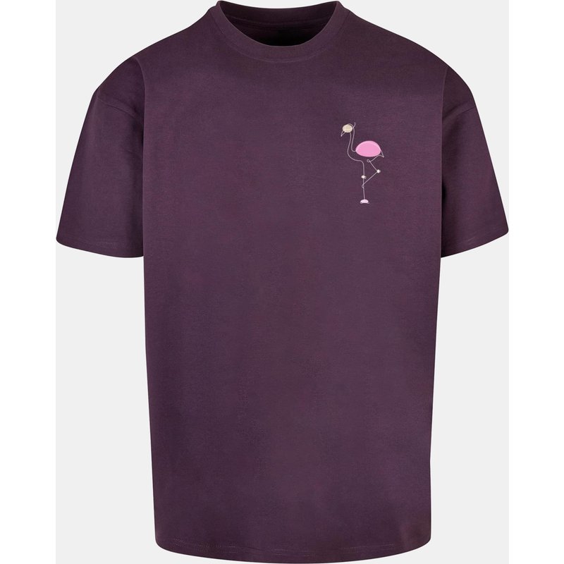Merchcode POD Flamingo Heavy Oversize Tee