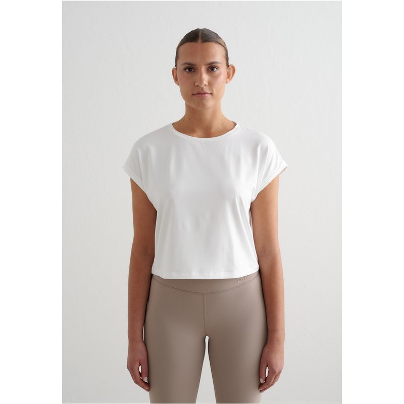 aimn Soft Basic Roll Sleeve Top