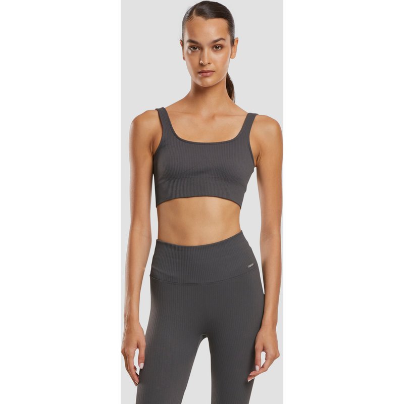 aim'n Shadow Grey Ribbed Seamless Bra Unterwäsche