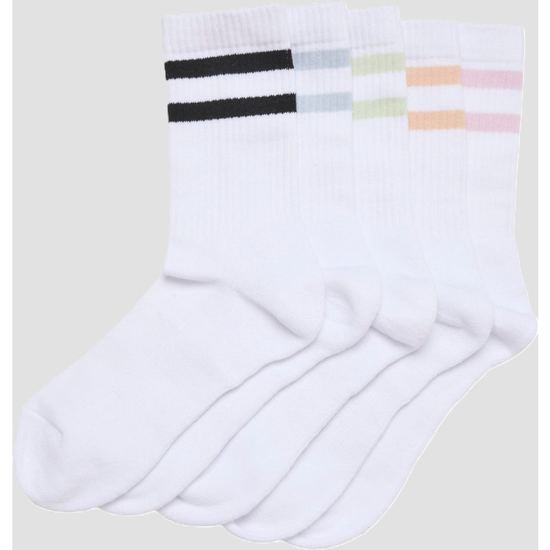 Urban Classics Double Stripe Socks 5-Pack