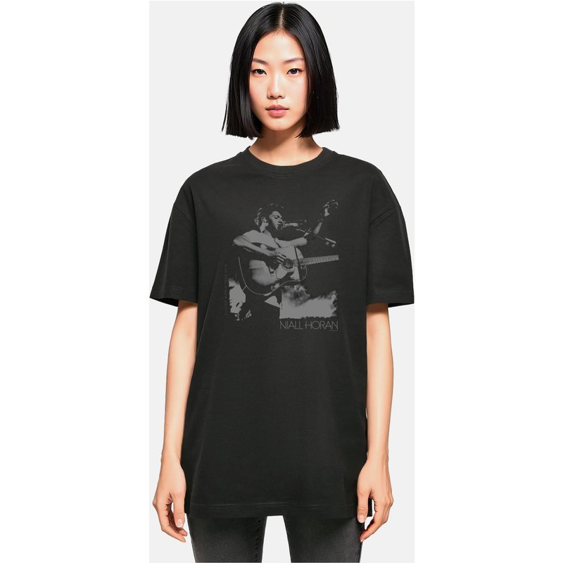 Merchcode Ladies Niall Horan - Graphic Admat Picture Oversized Boyfriend Tee