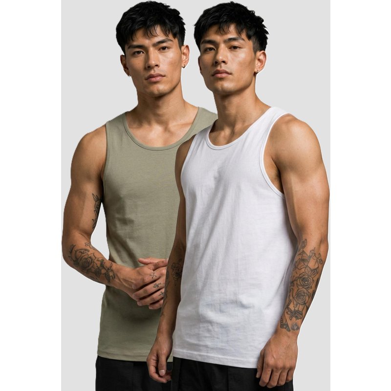 Urban Classics Ribbed Undershirt 2-Pack