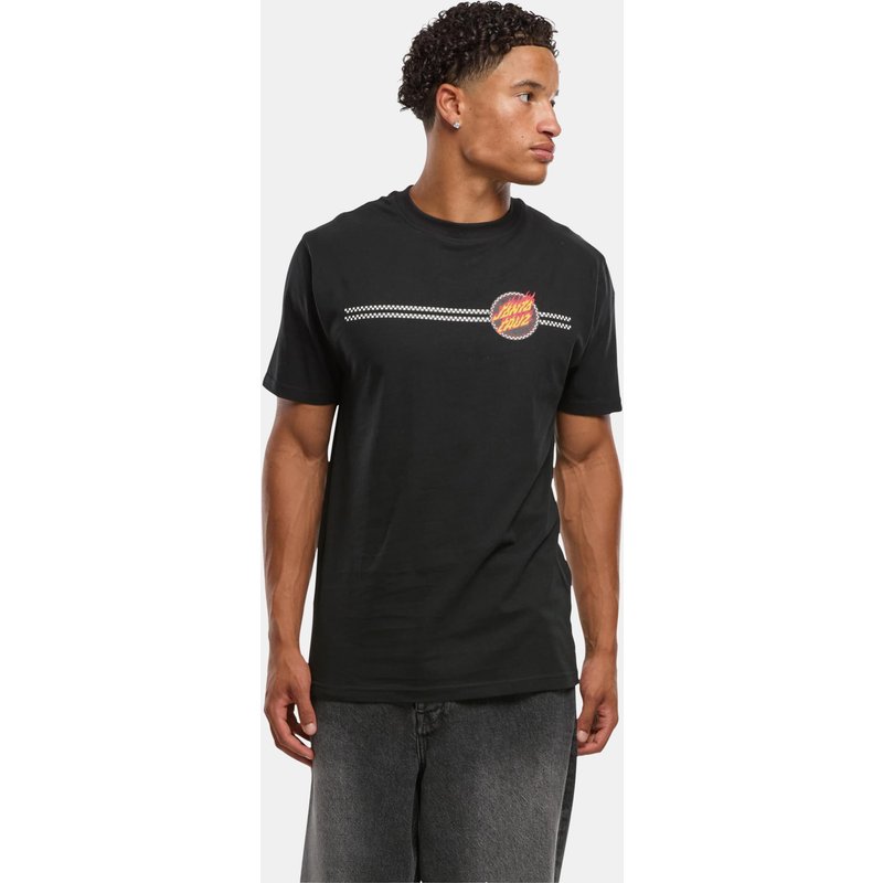 Santa Cruz Check Ringed Flamed Dot T-Shirt