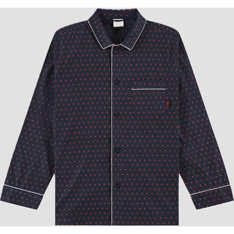 Pockies Navy Luv Pyjama Shirt
