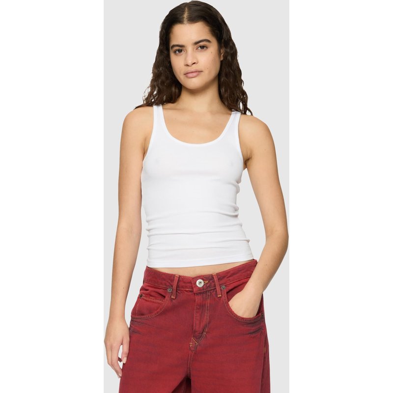 Urban Classics Ladies Essentials Basic Rib Top 2-Pack