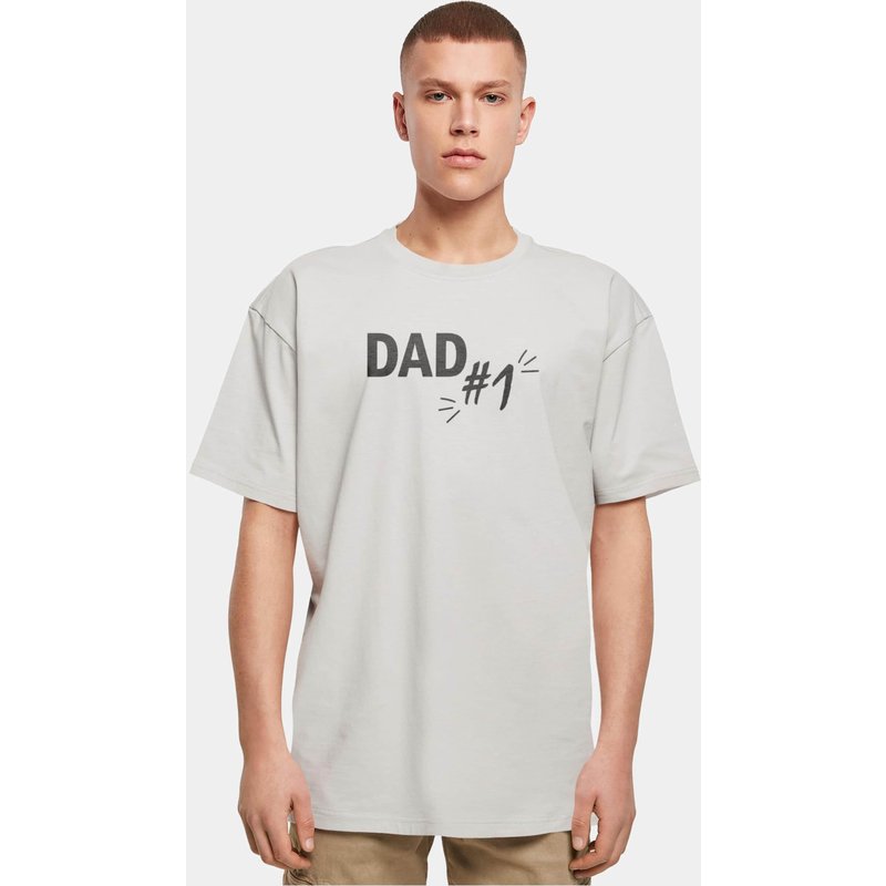Merchcode POD Fathers Day - Dad number 1 Heavy Oversize Tee