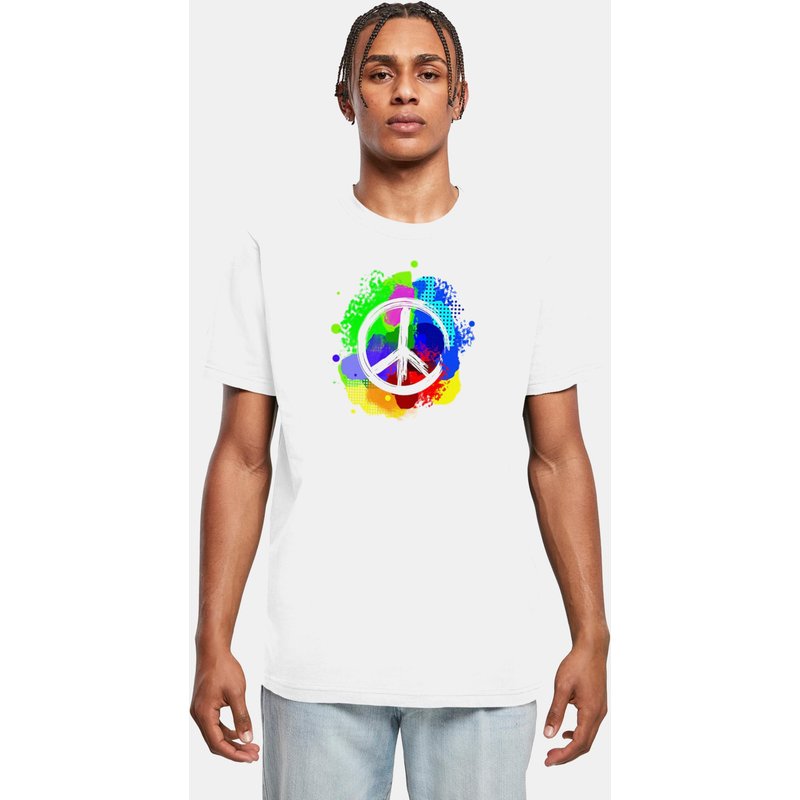 Merchcode Peace - Graffiti T-Shirt Round Neck