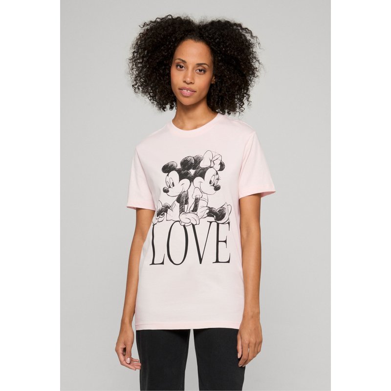 Merchcode Ladies Minnie Loves Mickey Tee