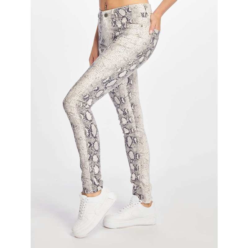 Urban Classics Ladies Animal Stretch Twill Skinny Pants