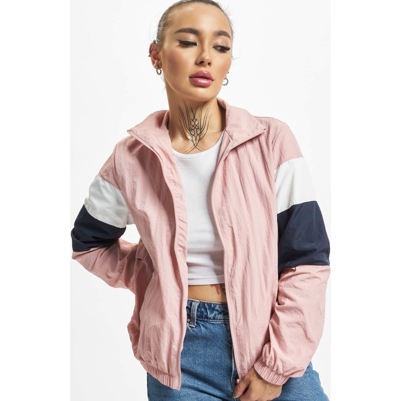 Urban Classics Ladies 3-Tone Crinkle Track Jacket