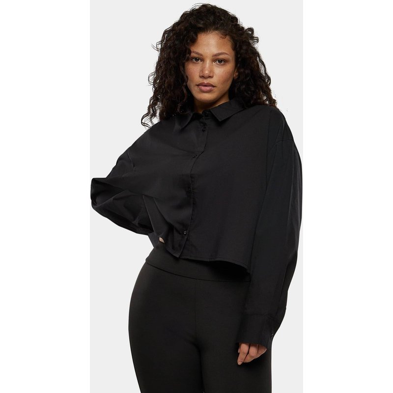 Urban Classics Cropped Oversized Bluse