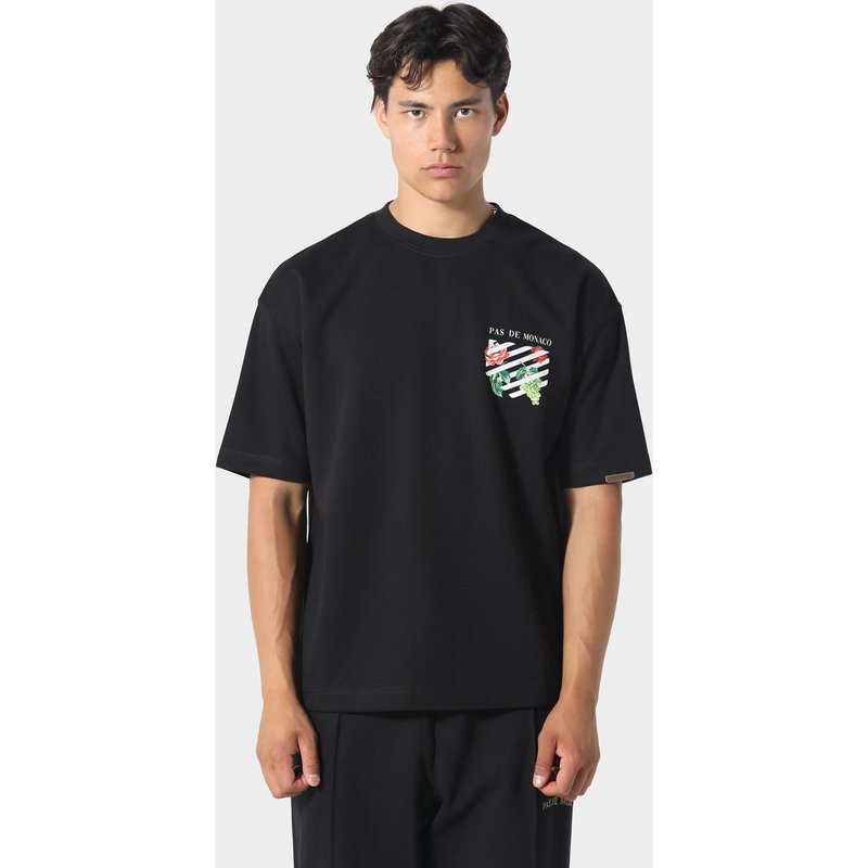 Pas De Monaco FLORAL LINE T-SHIRT