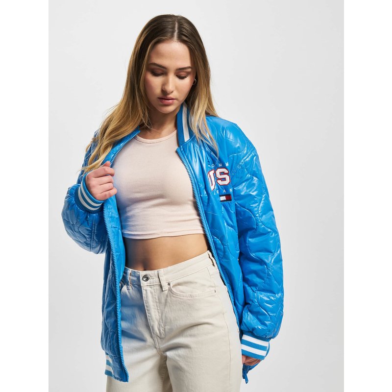 Tommy Jeans Shiny Oversized Quilt Bomber jacket
