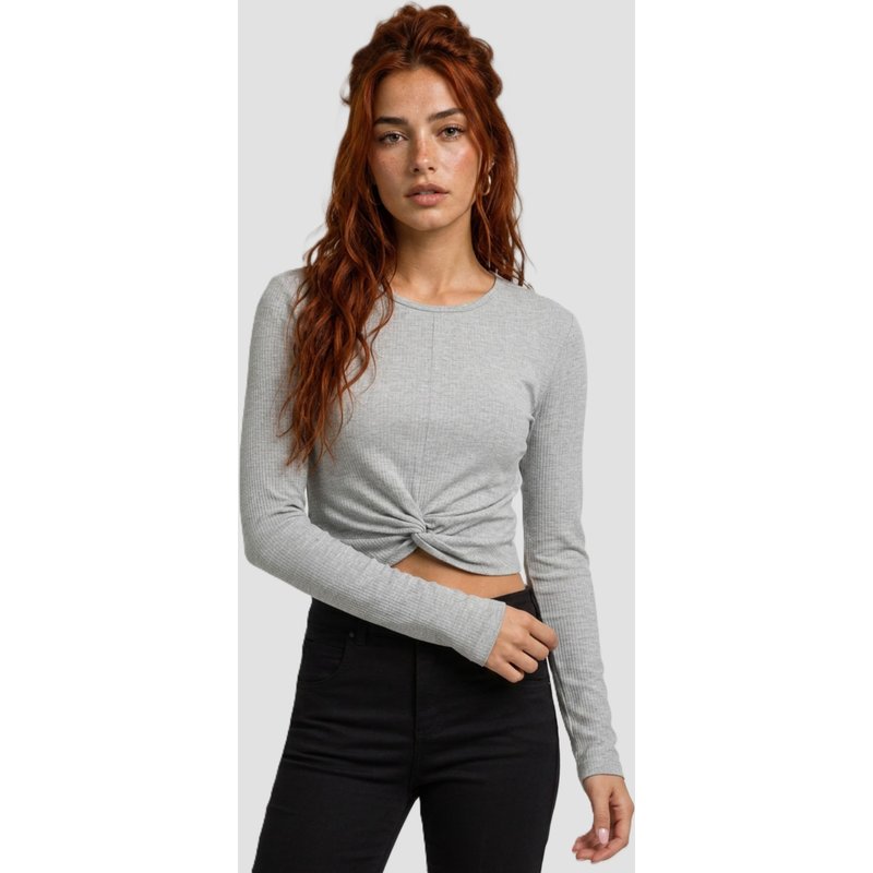 Noisy May NMDRAKEY TWIGGI L/S TOP FWD NOOS