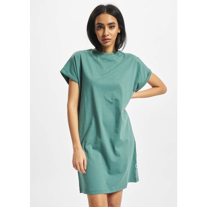 Urban Classics Ladies Organic Cotton Cut On Sleeve Tee Dress