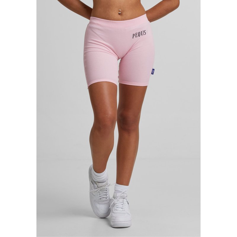 PEQUS Logo Biker Short rosa