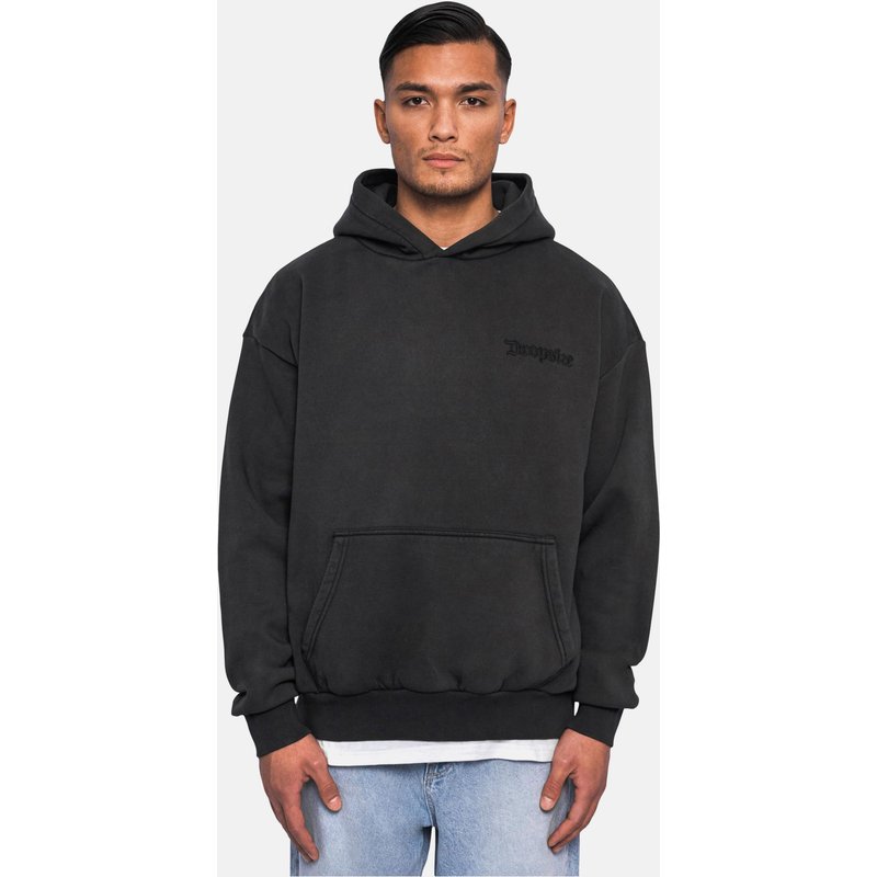 Dropsize HEAVY OVERSIZE EMBO HOODIE