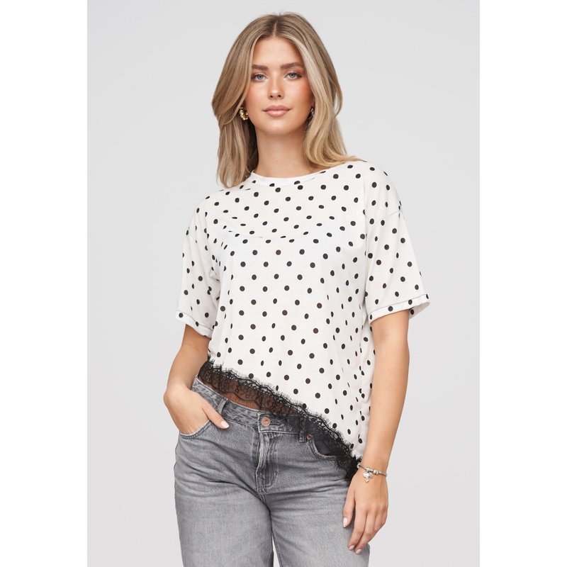 Cloud5ive Asymetric Lace Shirt