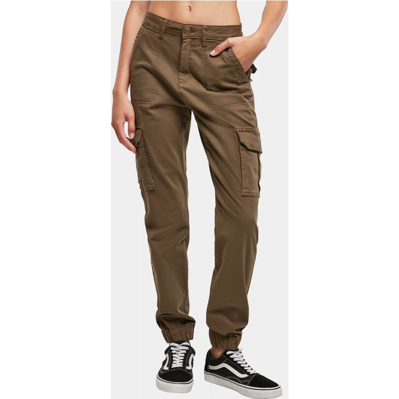 Urban Classics Ladies Cotton Twill Utility Pants