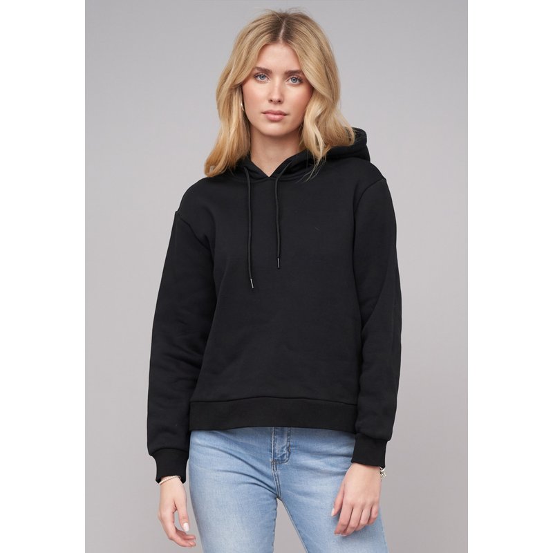 Cloud5ive Ladies 77 Botanical Black Everyday Hoodie