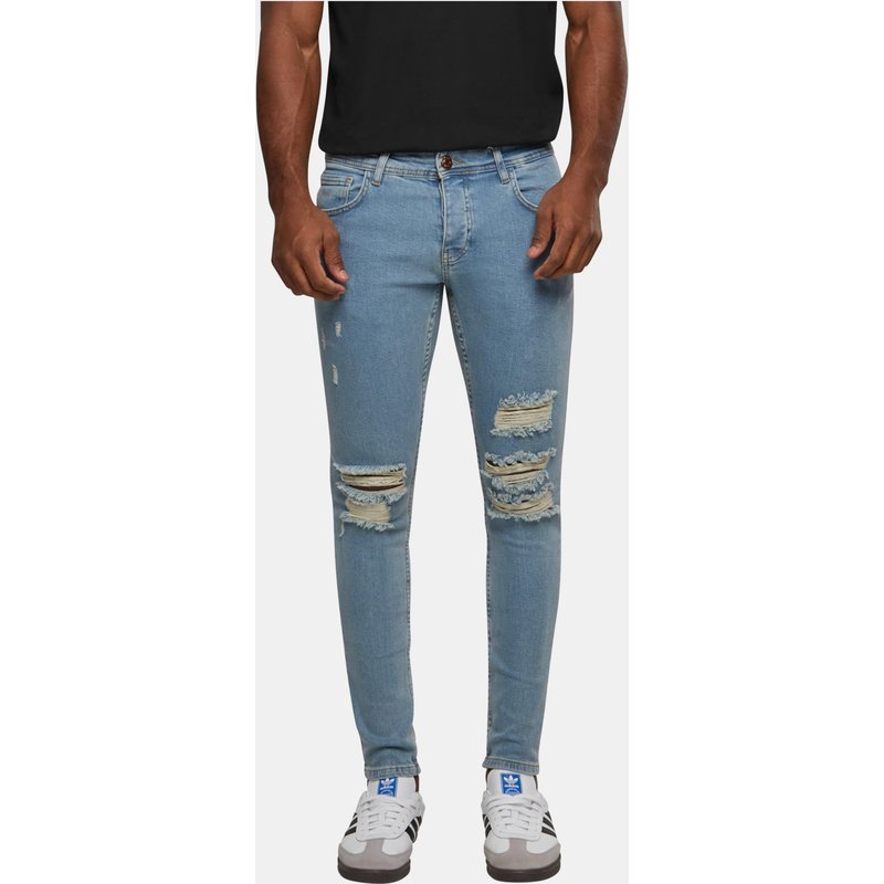 2Y Premium Destroyed Skinny Denim