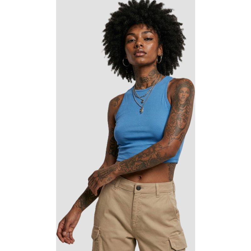 Urban Classics Ladies Cropped Rib Top